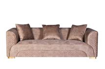 Диван Garda Decor 87YY-2047-3 BG Диван трехместный велюр бежевый 245*105*76см арт. 87YY-2047-3 BG