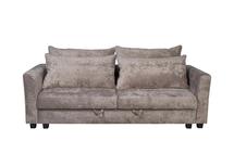 Диван Garda Decor Диван Marco трехмест. раскл., велюр серо-бежевый Crush03 225*102*92см арт. MARCO 2K-СЕРО-БЕЖЕВЫЙ-Cru03+Cru03