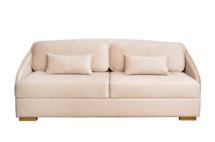 Диван Garda Decor Диван Палаццо(Palazzo) 240М трехм. раскладной беж Ром07+Ром07 240*105*95см арт. PALAZZO-240M-ROM07