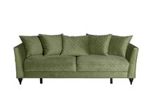 Диван Garda Decor Диван Сорренто(Sorrento) 230M трехм.раск,велюр оливковый Colt1002-OLIV 230*101*86 арт. SORRENTO-230M-Colt1002-OLIV