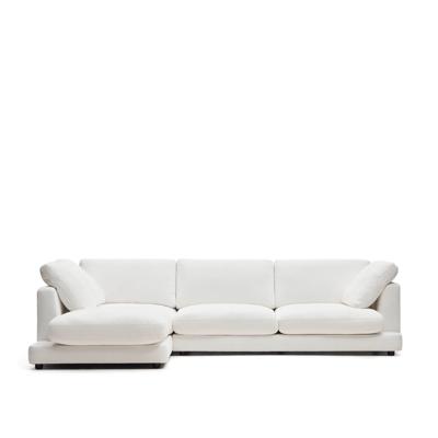 Диван La Forma (ех Julia Grup) Gala 4-местный диван с левым шезлонгом белый 300 см арт. 151106