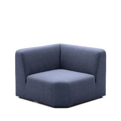 Диван La Forma (ех Julia Grup) Угловой модульный диван Neom синего цвета 75 см арт. 262472