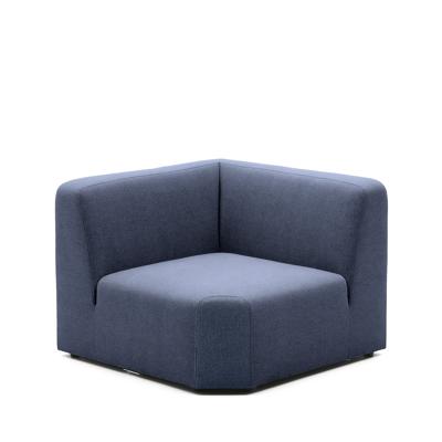 Диван La Forma (ех Julia Grup) Угловой модульный диван Neom синего цвета 75 см арт. 262472