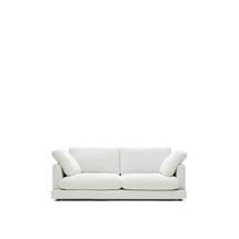 Диван La Forma (ех Julia Grup) Gala 3-местный диван белого цвета 210 см арт. 151143