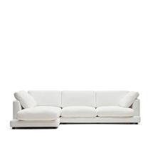 Диван La Forma (ех Julia Grup) Gala 4-местный диван с левым шезлонгом белый 300 см арт. 151106