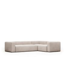 Диван La Forma (ех Julia Grup) Угловой 4-х местный диван Blok 320 x 230 cm бежевый арт. 088177