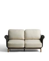 Диван La Forma (ех Julia Grup) Уличный диван Alipa из акации и темно-серой веревки 165 см арт. 481649