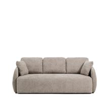 Диван La Forma (ех Julia Grup) Трехместный диван-кровать Laira из бежевой синели, 218 см арт. 453041