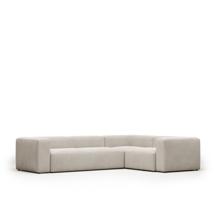 Диван La Forma (ех Julia Grup) Угловой 4-х местный диван Blok 320 x 230 cm бежевый арт. 088177