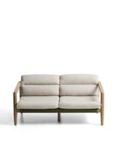 Диван La Forma (ех Julia Grup) Уличный диван Menfi из массива акации и зеленой веревки, 136 см арт. 482301