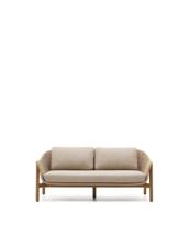 Диван La Forma (ех Julia Grup) Двухместный диван Galea из тикового дерева и синтетического ротанга 170,5 см арт. 261893