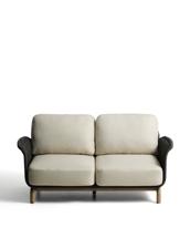 Диван La Forma (ех Julia Grup) Уличный диван Alipa из акации и темно-серой веревки 165 см арт. 481649