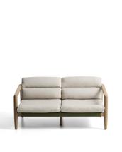 Диван La Forma (ех Julia Grup) Уличный диван Menfi из массива акации и зеленой веревки, 136 см арт. 482301