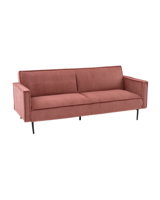 Диван Stool Group Диван прямой Кассель велюр рельефный коралловый арт. УТ000040048