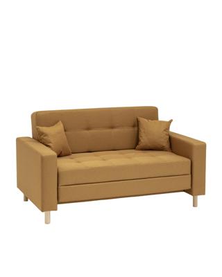 Диван Stool Group Диван-кровать Фрайдей рогожка горчичный арт. УТ000043103