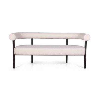 Диван Top concept Диван Biggi, букле Turin ivory / опоры черные арт. 23473