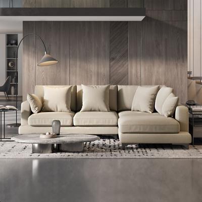 Диван Top concept Оскар диван малый с терминальным углом рогожка бежевый арт. 6279