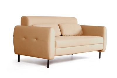 Диван Top concept Сиена диван-кровать прямой с подлокотниками, бархат бежевый 5 арт. 21337