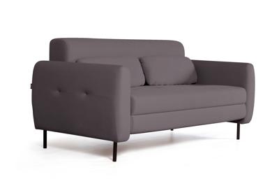 Диван Top concept Сиена диван-кровать прямой с подлокотниками, бархат серый 27 арт. 21340