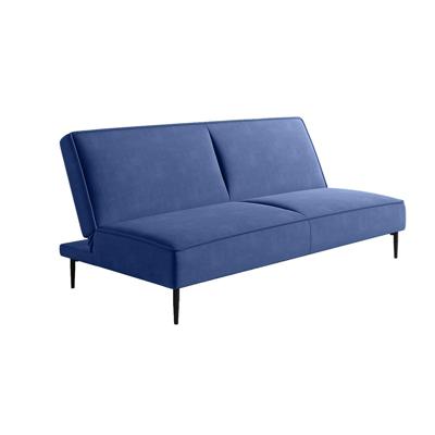 Диван Top concept Эсте диван-кровать трехместный, прямой, без подлокотников, велюр синий Velutto 26 арт. 0000004241500000037074