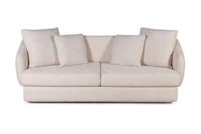 Диван Top concept Бабл диван-кровать прямой, шенилл Риф крем арт. 23265