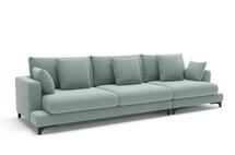 Диван Top concept Oscar диван прямой трехместный рогожка голубой арт. 6273