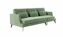 Диван Top concept Albert диван прямой трехместный, бархат зеленый 19 арт. 14607