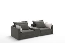 Диван Top concept Incanto диван с баром бархат серый арт. 6286