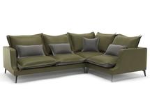 Диван Top concept Rey диван угловой замша зеленый/серый арт. 6304