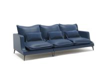 Диван Top concept Rey диван прямой трехместный замша синий арт. 6407