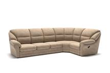Диван Top concept San-Remo угловой диван-кровать с реклайнером велюр бежевый арт. 6607