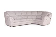 Диван Top concept San-Remo угловой диван-кровать с реклайнером, микромех Rozy ivory арт. 24706