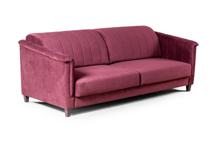 Диван Top concept Амстердам диван-кровать трехместный прямой, велюр красный арт. 21152