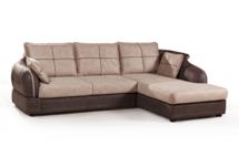 Диван Top concept Неаполь диван-кровать с шезлонгом, замша арт. 12421