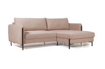 Диван Top concept Барселона диван-кровать с шезлонгом, велюр бежевый арт. 19043