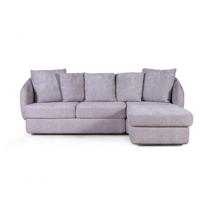 Диван Top concept Бабл диван-кровать с шезлонгом, механизм «дельфин», шенилл Reef silver арт. 27856