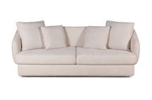 Диван Top concept Бабл диван-кровать прямой, шенилл Reef cream арт. 23265