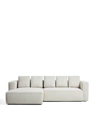 Диван-кровать La Forma (ех Julia Grup) 3-местный диван-кровать Marela бежевый шенилл с кушеткой слева, 276 см арт. 447769