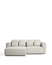 Диван-кровать La Forma (ех Julia Grup) Диван-кровать Marela бежевый шенилл 3-местный с кушеткой слева 236 см арт. 447765