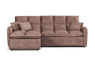 Диван-кровать Top concept Rio диван-кровать с шезлонгом, замша camel арт. 12493