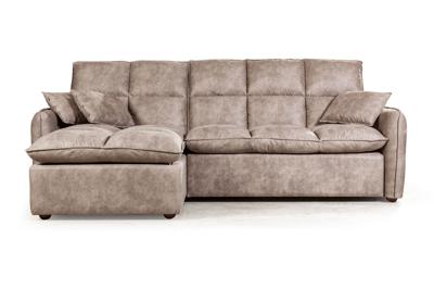 Диван-кровать Top concept Rio диван-кровать с шезлонгом, замша silver арт. 12495