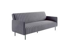 Диван-кровать Top concept Baccara диван-кровать трехместный прямой с подлокотниками, бархат светло-серый 26 арт. 13456
