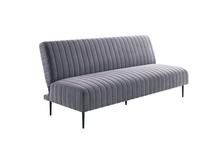 Диван-кровать Top concept Baccara диван-кровать трехместный прямой без подлокотников, бархат светло-серый 26 арт. 13470