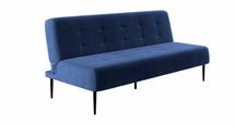 Диван-кровать Top concept Monaco диван-кровать прямой трехместный, без подлокотников, бархат синий 29 арт. 14087