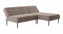 Диван-кровать Top concept Monaco диван-кровать с шезлонгом, без подлокотников, бархат 17 арт. 14114