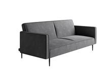 Диван-кровать Top concept Este диван-кровать трехместный, прямой, с подлокотниками, бархат 03 арт. 14204