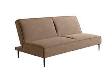 Диван-кровать Top concept Este диван-кровать трехместный, прямой, без подлокотников, бархат коричневый 12 арт. 14208