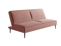 Диван-кровать Top concept Este диван-кровать трехместный, прямой, без подлокотников, бархат пудровый 15 арт. 14211