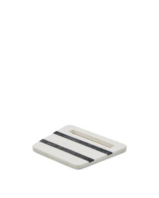 Доска La Forma (ех Julia Grup) Сервировочная доска Nira квадратная из черно-белого мрамора арт. 262005