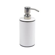 Дозатор для жидкого мыла La Forma (ех Julia Grup) Белый керамический дозатор для мыла Arminda с черной деталью арт. 109615